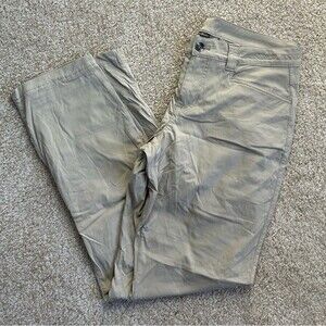Eddie Bauer Khaki Cream Lightweight Outdoor Hiking Pants Size 8